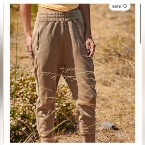 Free People June Bug Joggers - Tan